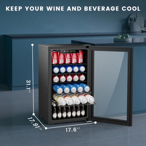 130 Can Mini Fridge (Black)