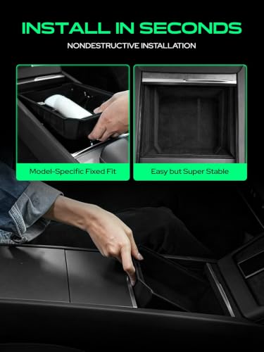 Center Console Upper Tray for Tesla (1PC Center Console Upper Tray)