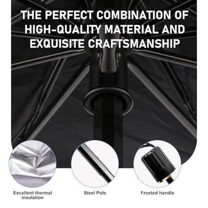 2025 Upgraded Car Windshield Sun Shade Umbrella