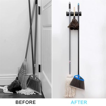 Broom and Mop Holder Wall Mount