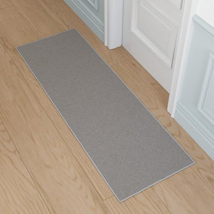 2x6 Runner Rugs for Hallway (Solid Gray)