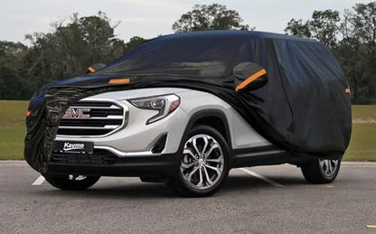 7 Layers Waterproof SUV Car Cover for GMC Terrain 2010 (PE-Black / Custom Fit GMC Terrain)