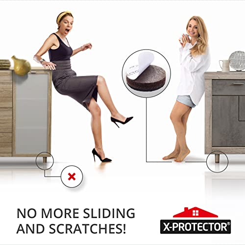 Non Slip Furniture Pads (8 Round 2")