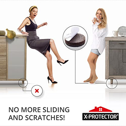 Non Slip Furniture Pads (8 Round 2")