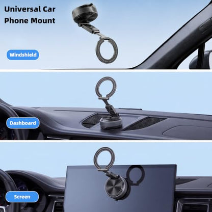Magnetic Phone Mount for Car Dashboard (Grey(A20))