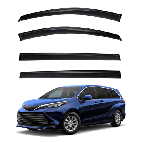 4pcs Window Visors Rain Guards for 2021 (2021-2024 Sienna)
