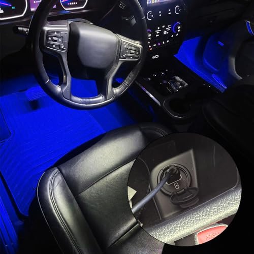 Car LED Strip Light (Blue / USB)