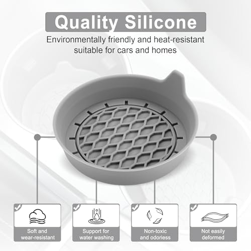 Car Cup Holder Coaster (Gray)
