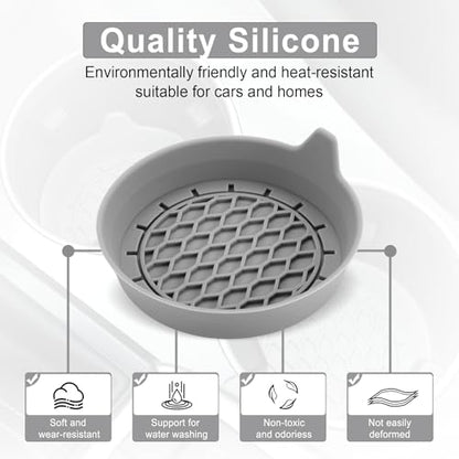 Car Cup Holder Coaster (Gray)