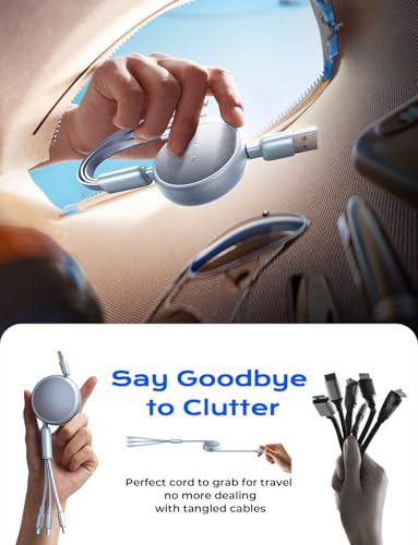 Multi Charging Cable (Blue / 3.7FT)
