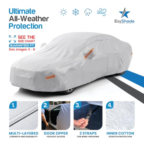 Car Cover Waterproof All Weather. See Vehicle Size (Reflective / A5 - see Vehicle Size Chart)