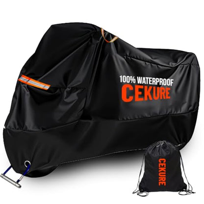 240D Heavy Duty Motorcycle Cover Fits up to 88" (88.6 Inch)