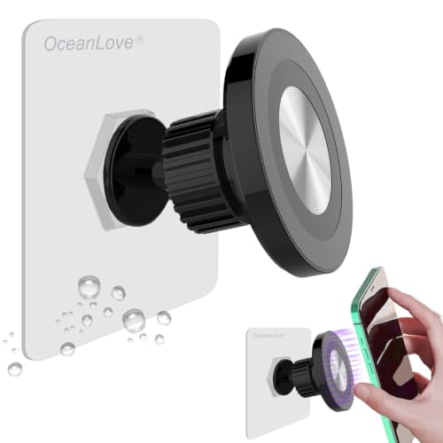 for MagSafe Wall Mount Magnetic Phone Holder (Black)