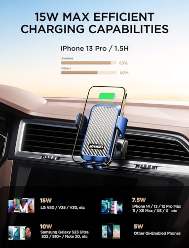 Wireless Car Charger (BLUE)