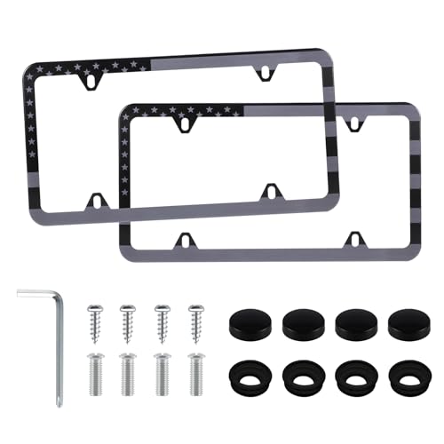 American Flag License Plate Frames (Flag BG)
