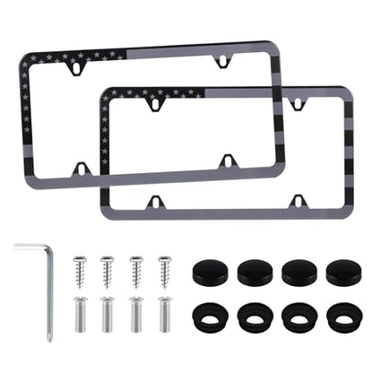 American Flag License Plate Frames (Flag BG)