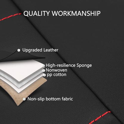 Front Car Seat Cover (N4 Black Red / Front Seat)