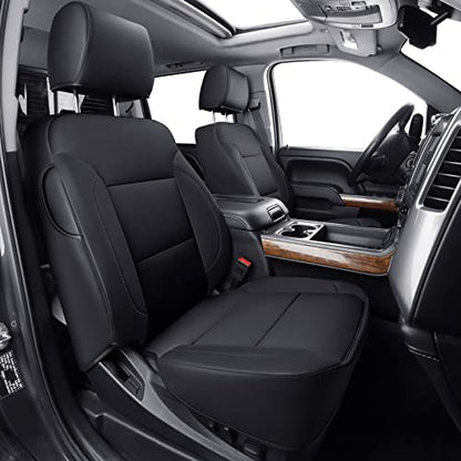 Custom Fit Seat Covers for 2014 (B ( 2014-2018 Crew Cab) / Black)