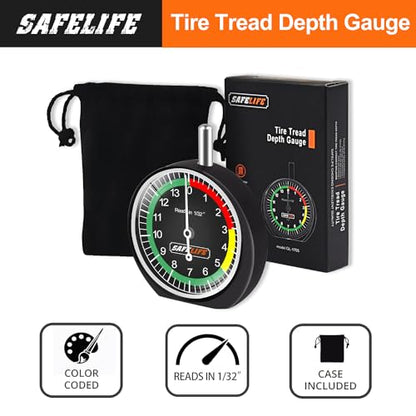 Tire Tread Depth Gauge (1 PACK)