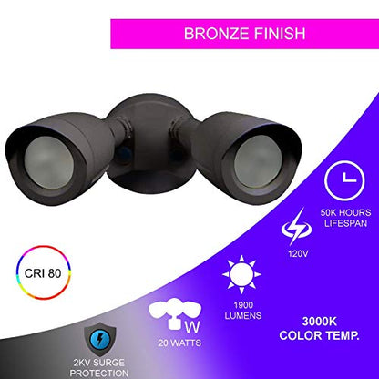 Flood Lights Outdoor (Bronze / 4000K)