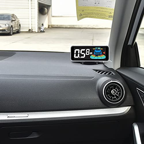 Car Parking Sensors Kit Reverse Radar parktronic System Auto Electronics Vehicle Back Assistant Reverse 8 Sensor (Black)