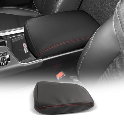 for 2024 2025 2026 Lexus GX 550 Center Console Cover Armrest Box Cover for GX550 (Lexus GX 550-Black leather red line)