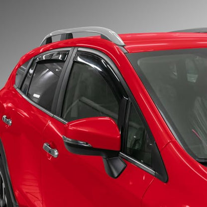 in Channel Extra Durable Rain Guards for Subaru XV Crosstrek 2018 (For XV Crosstrek 18-23/Impreza 17-23 Hatchback)