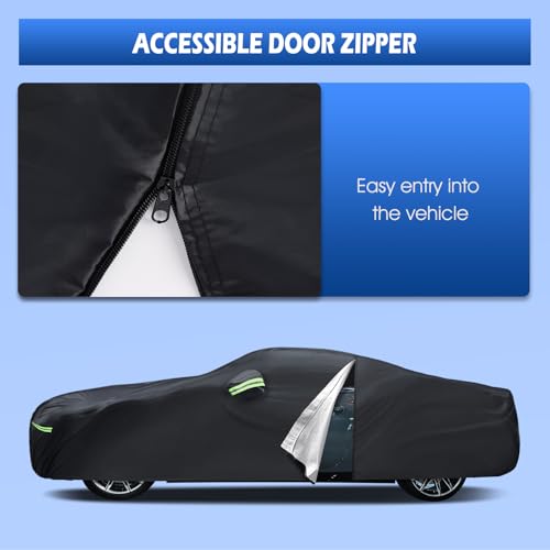 Car Cover Multi (Black / Custom Fit for Toyota Camry Honda Accord)