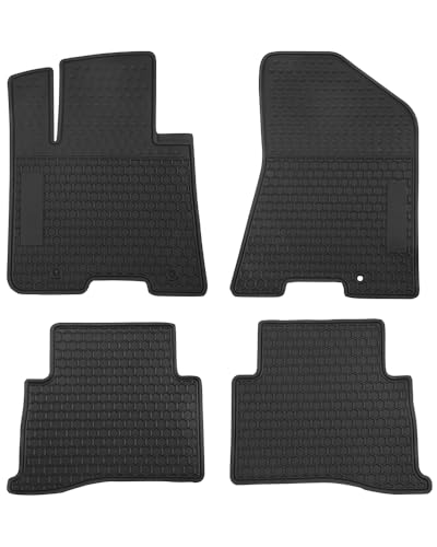 Custom‑Fit All‑Weather Floor Mats for Sportage & Hyundai Tucson (Black / Sportage 2017-2022（Non Hybrid）/2019-2021 Tucson)
