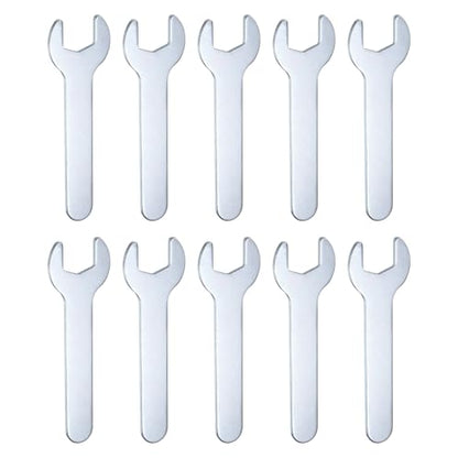 10pcs Small Wrench Open End Wrench 14x87x2mm Metric U (14x87x2mm)