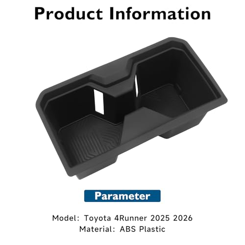 Car Cup Holder Insert Compatible with Toyota 4Runner 2025 2026 Accessories Silicone Material Center Console Cup Holder Protector Organizer (For 2025-2026 4Runner)