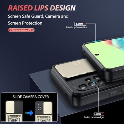 for Samsung Galaxy A71 Case (Samsung Galaxy A71 5G(6.7") / Gold)