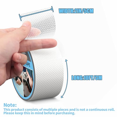 Rubber Grip Tape (2In x 10Ft / Clear)