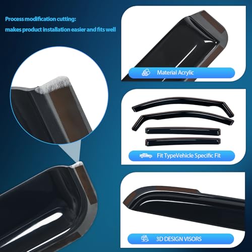 in Channel Rain Guards for Toyota RAV4 2013 (Toyota RAV4 2013-2018)