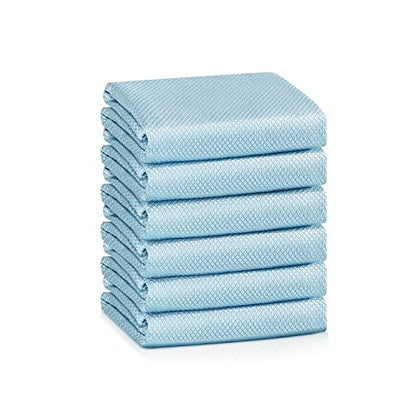 Streak Free Miracle Cleaning Cloths Easy Clean Nanoscale (Blue 6p)
