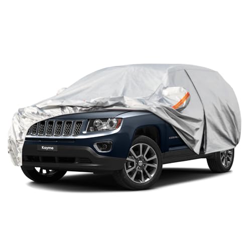6 Layers SUV Car Cover Custom Fit for Jeep Compass（2006 (LM-Silver / Custom Fit Jeep compass)