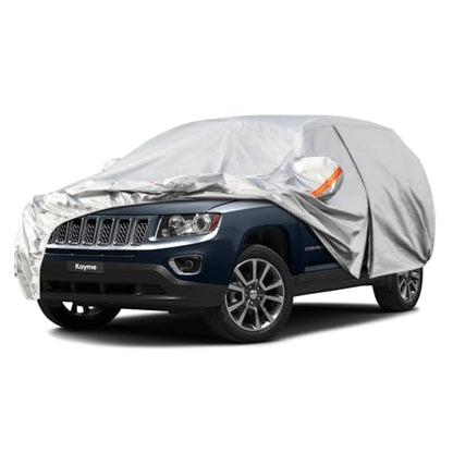 6 Layers SUV Car Cover Custom Fit for Jeep Compass（2006 (LM-Silver / Custom Fit Jeep compass)
