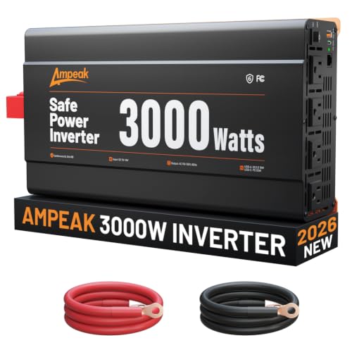3000W Power Inverter 12V DC to 110V AC (3000w)