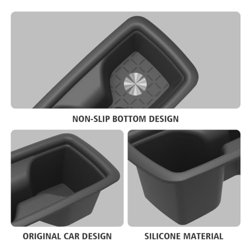 Rear Row Seat Cup Holder Insert for Toyota RAV4 2026 Car Drink Holders (for Toyota RAV4 Rear Row Seat Black)