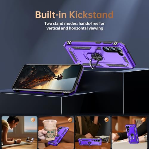 for Galaxy S23 Plus Case (Galaxy S23 Plus (Medium 6.6") / Purple)