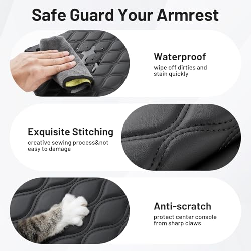 Center Console Cover for 2021 (21-26 Grand Cherokee L Armrest Cushion)