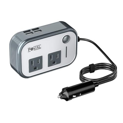 200W Car Power Inverter (Grey)