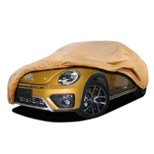 Heavy Duty Outdoor Car Cover Custom Fit for 2012 (Custom Fit Beetle Bug / brown)