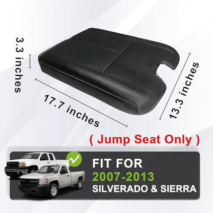 Armrest Cover for Chevy Silverado 2007 (1) 07-13 |Slv&Tahoe&Sra&Yukon| Jump Seat, Regular)