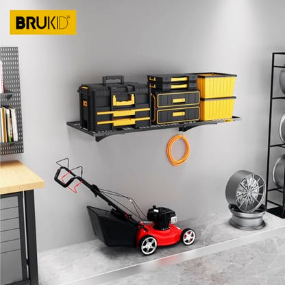 1.64x4ft Adjustable Rail Wall Garage Storage Shelf (1.64x4ft-1pack)