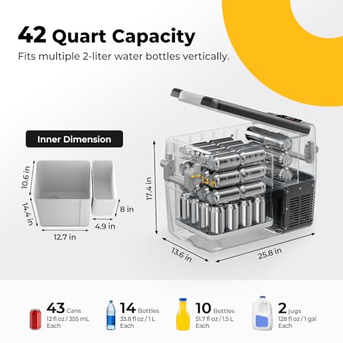12V Refrigerator 42 Quart (42 Quart without Cover)