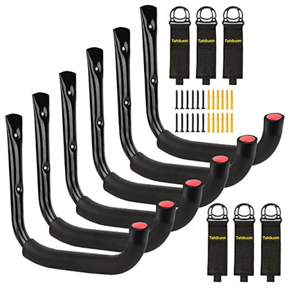 6 Pack Garage Hooks Heavy Duty (7 Inch- 6 Set)