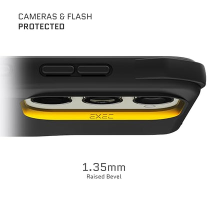 EXEC Samsung Galaxy S23 Wallet Case with Detachable Magnetic Credit Card Holder Supports Wireless Charging Shockproof Protective Phone Cover Designed for 2023 (Galaxy S23 / Black)