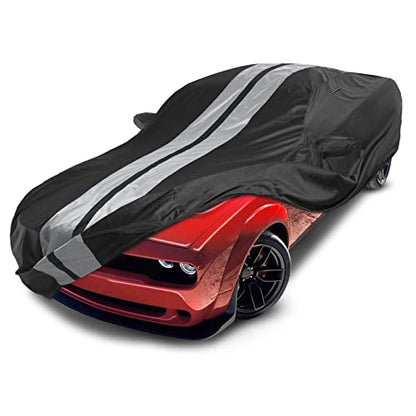 Custom Fit [2008 (Black / Gray (Stripe) / 33. Dodge Challenger 2008-2023)