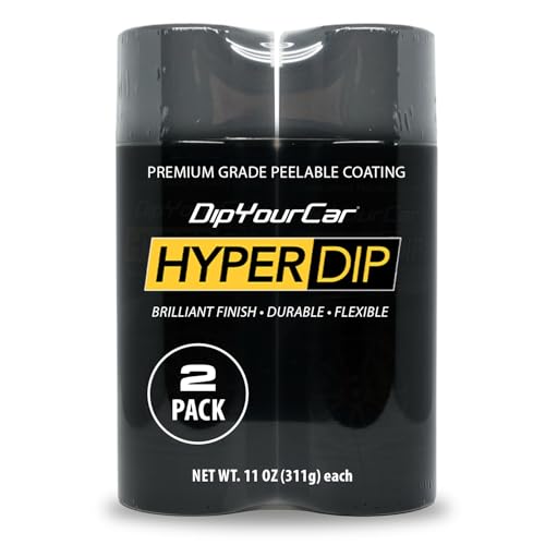 HyperDip Peelable Car Paint (11 Ounce (Pack of 2) / Anthracite Grey)